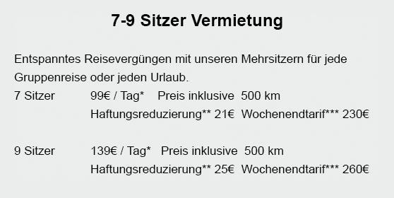 7-sitzer für Ludwigsburg